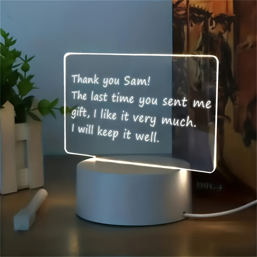 LED Message Board Night Light